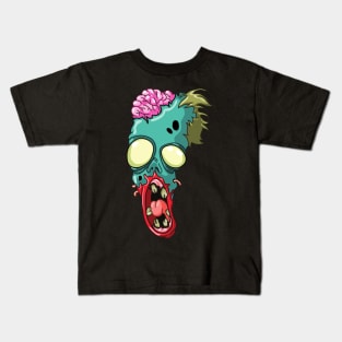 HALLOWEEN ZOMBIE FUNNY STICKER Kids T-Shirt